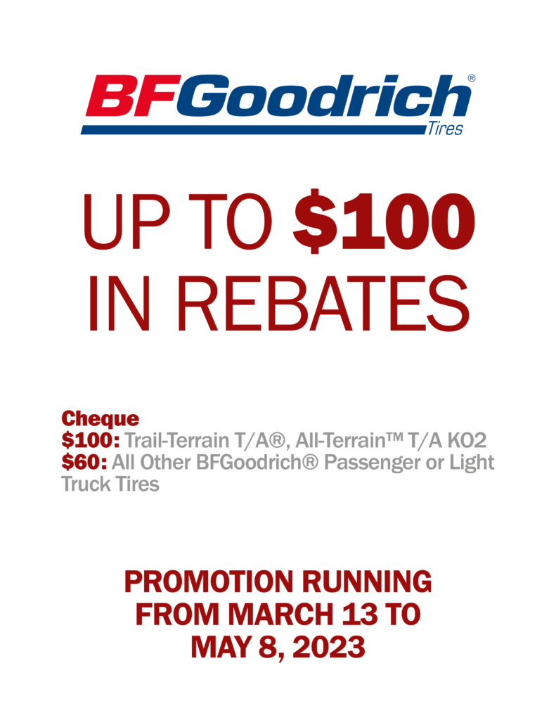BFGoodrich Spring 2023 Rebate Automotive Edge